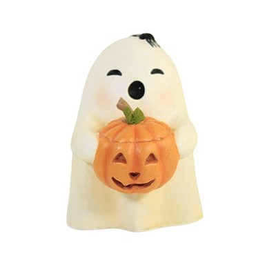 Halloween 3.25" Ghost Gilbert With Pumpkin Jack-o-lantern Bethany Lowe ...