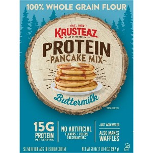 Krusteaz Buttermilk Protein Pancake Mix 20 oz. Box (Pack of 4) - 1 of 4