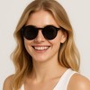 Anna-Kaci Round Frame Polarized Sunglasses with UV400 Protection and Vintage Inspired Design - 3 of 3