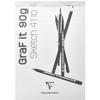Clairefontaine GraF it Sketch Pads - Blank 80 sheets - 4 x 6 - Assorted Colors - 4 of 4