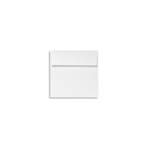 LUX 6 1/2 x 6 1/2 Square Envelopes 2 11/16 x 3 11/16  White - 100% Recy 8535-WPC-50 - 1 of 1