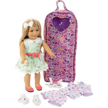 Playtime By Eimmie 18 Inch Doll with Clothing and Backpack Case Eimmie