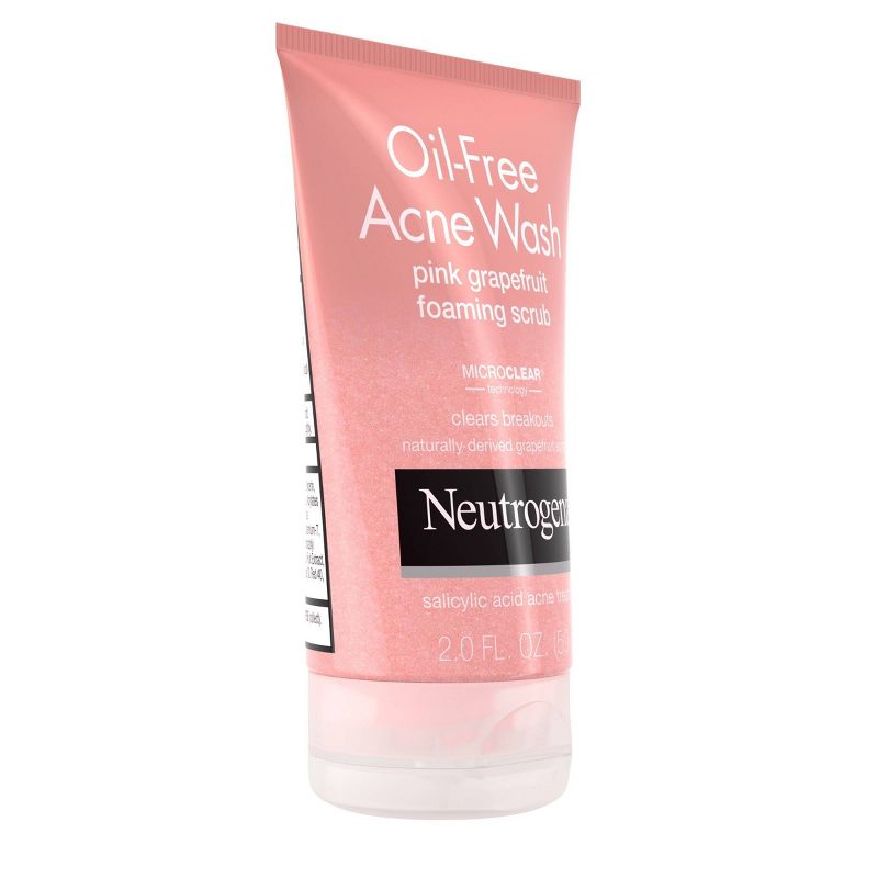Neutrogena Oil Free Pink Grapefruit Acne Face Wash with Vitamin C - 2 fl oz, 4 of 9