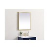 Elegant Lighting Pier 20x36 inch LED Mirror with Adjustable Color Temperature 3000K/4200K/6400K in Brass - 4 of 4