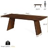 Tribesigns 70.9-Inch All Wood Executive Desk, Large Home Office Computer Desk - 3 of 4