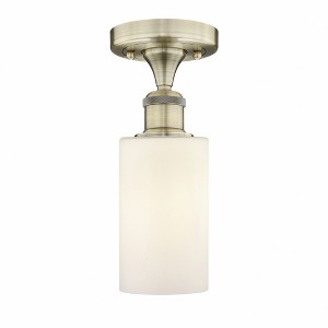 Clymer - 1 Light Semi-Flush Mount In Art Deco Style-9.63 Inches Tall and 3.88 Inches Wide - 1 of 1