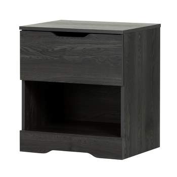 Holland 1 Drawer Nightstand Gray Oak - South Shore