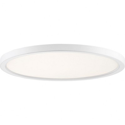 Quoizel Lighting Outskirts 1 - Light Flush Mount in  Fresco