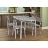 NicBex 4/5-Piece Retro Style Dining Set Dining Table & Chairs for Kitchen,Dining Room,Restaurant,Modern Dinette Set with Metal Frame - 2 of 4