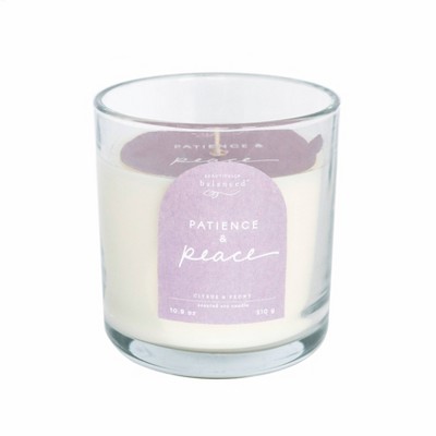 11oz Glass Patience + Peace Candle - Beautifully Balanced