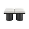 Meridian Furniture,Pavilion Boucle Fabric Bench - 2 of 4