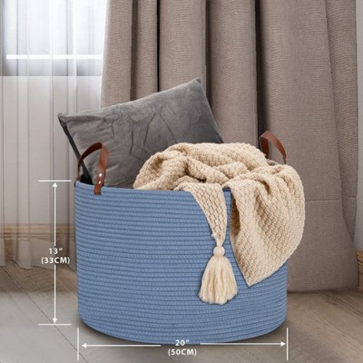 Apex Vanguards Blue Extra Large Laundry Storage Basket