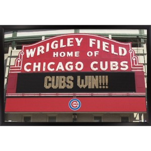Trends International MLB Chicago Cubs - Win Framed Wall Poster Prints - 1 of 4