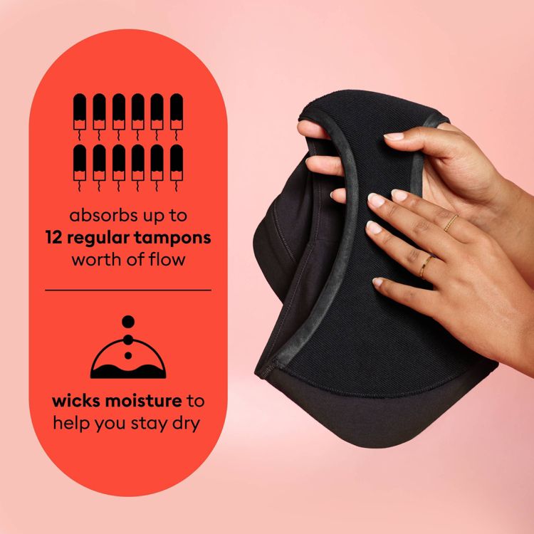 Thinx for All Women's Everyday Comfort Hi-Waist Leakproof Period Briefs, 4 of 8