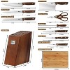 Deco Chef 16 Piece Kitchen Knife Set with Shears, Cutting Board with Cut Resistant Gloves - 2 of 4