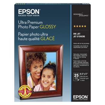 Epson Ultra Premium 25-ct. Glossy Photo Paper 8.5"x11"