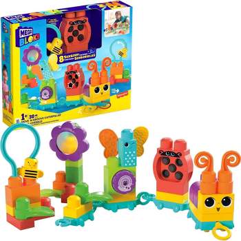 MEGA BLOKS Move n Groove Caterpillar Sensory Building Toys (30 pc)