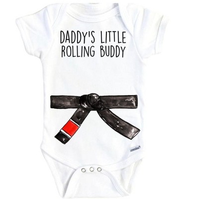 Jiu Jitsu Rolling Onesie® Baby Boy Girl Clothes Infant Bodysuit Funny Cute Newborn GS1