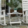 Merrick Lane Outdoor Folding Side Table, Portable All-Weather HDPE Adirondack Side Table - 2 of 4