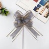 Unique Bargains Voile Bow Pull Ribbon Snow Yarn 28.74"x1.89" 10 Pcs - 2 of 4