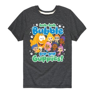 Boys' - Bubble Guppies - Bub Bub Bubble Gup Gup Guppies Short Sleeve Graphic T-Shirt - 1 of 4