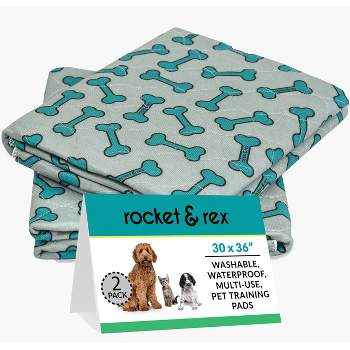 rocket & rex Washable Reusable Pee Pads for Dogs - L
