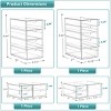 Sorbus Clear Stackable Drawer Storage Organizers - Bathroom, Laundry Room & Home Countertop Drawer System - 2 of 4