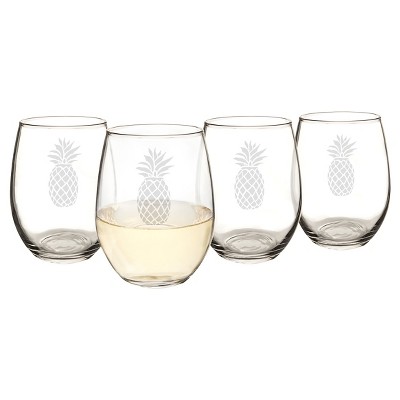 stemless wine glasses