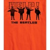Men's - The Beatles - Help Silhouettes Short Sleeve Graphic T-Shirt - 2 of 4