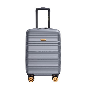 SEVOBAL Luggage FAA Compliant Cabin Bag Carry On with TSA Lock, Silent Spinner Wheels for Business Travel, School Back, Gray, 14.24"*9.06"*22.18" - 1 of 4