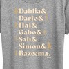 Women's - Disney - Dahlia, Darlo, Hal, Gabo, Safi, Simon, & Bazeema Short Sleeve Graphic T-Shirt - 2 of 4