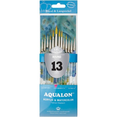 Aqualon Value Pack Brush Set-Round 13/Pkg