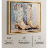 Art Remedy Glam Cowgirl Boots Chic Farmhouse Wall Art Framed - 3 of 4