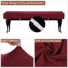 Unique Bargains Stretch Anti-Dust Protecting Dining Chair Slipcovers for 42" - 54" Bench - 3 of 4