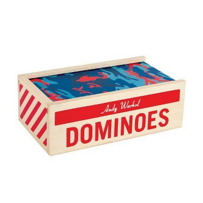 Andy Warhol Wooden Dominoes - by  Mudpuppy (Hardcover)