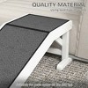 Resenkos Pet Step, Dog Stairs, Extra Wide Pet Stairs,49" Pet Ramp for Dogs & Cats with Non-Slip Carpet, White - 4 of 4