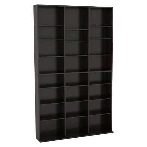 Locking Media Storage Cabinet Black - Prepac : Target