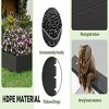 Syemin Planters 2 Pcs Metal Rectangular Raised Garden Bed Anti-Rust Coating for Flowers Vegetables Herbs Outdoor Use, Black, 47.24"*47.24"*23.62" - 2 of 4