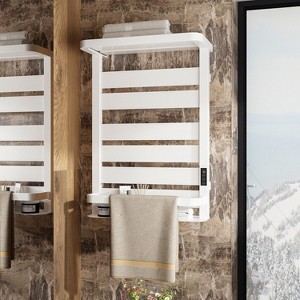Famapy Heated Towel Rack, Towel Warmer Rack for Bathroom, Towel Warmer Hook - 1 of 4