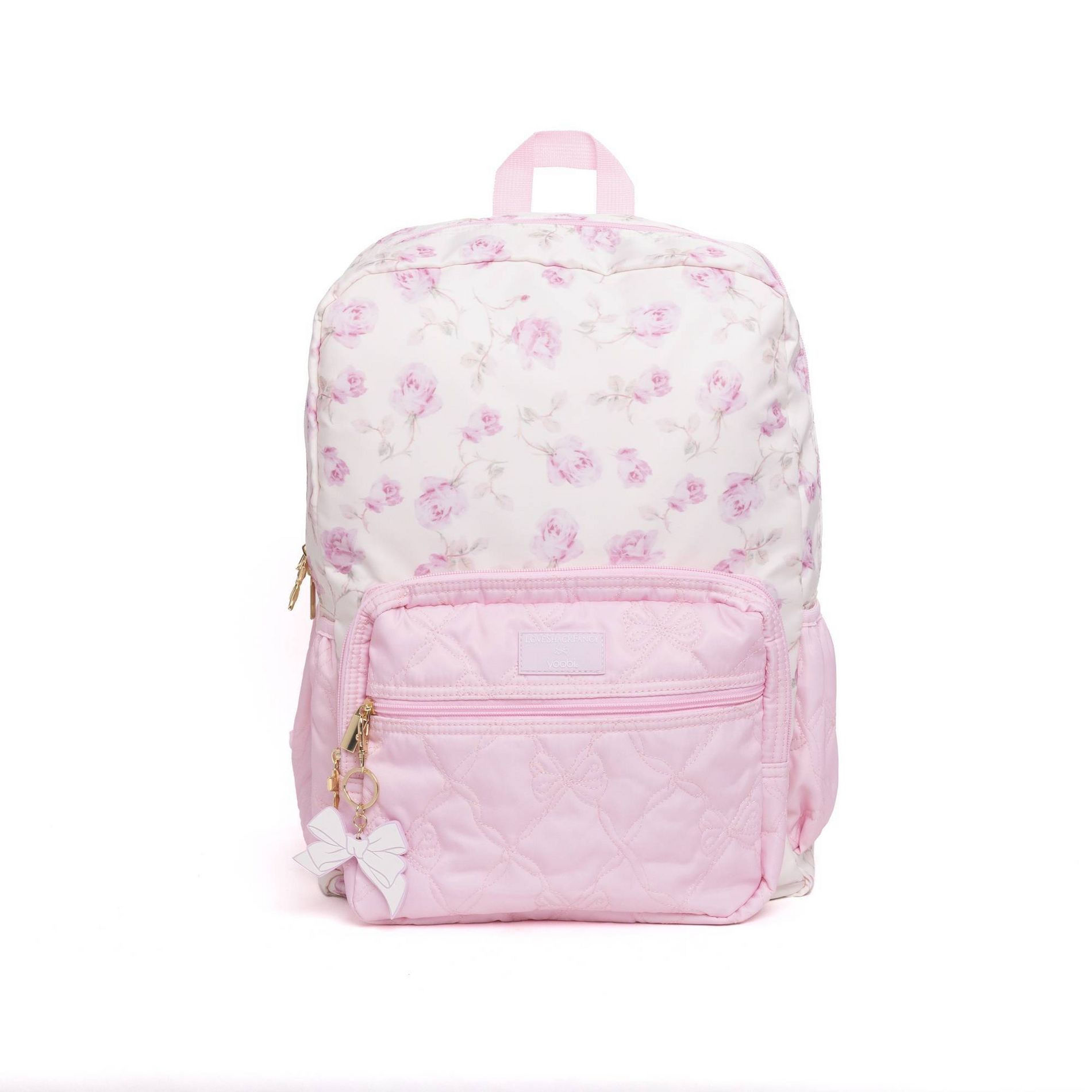 LoveShackFancy x Target - Ribbon Rosa Backpack Sterling Dusk