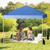 Tangkula 10 X 10 FT Pop up Canopy Tent Portable Foldable Patio Shelter w/ Wheeled Bag - 2 of 4