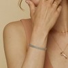 Bearfruit Jewelry Sterling Silver 18k Gold Plated Mash Chain Adjustable Bracelet - 3 of 4