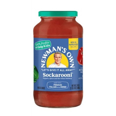 Newman's Own Sockarooni Pasta Sauce, 24 oz Jar (Pack of 2)