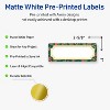 Avery Labels, 1" x 2-5/8", Gold-Teal Berries, Matte, 160ct - 2 of 4