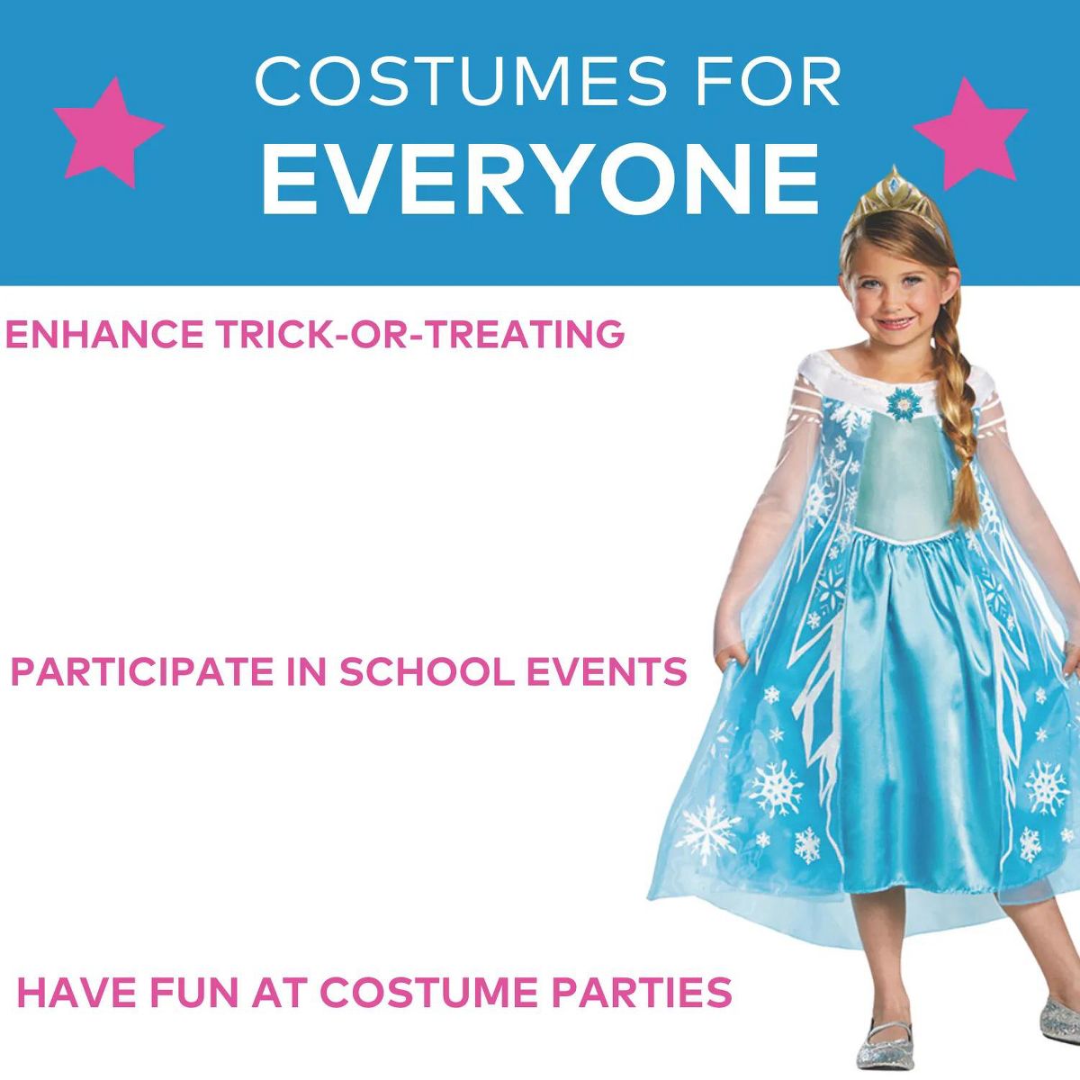Girls' Disney Frozen Elsa Deluxe Costume - thumbnail 4