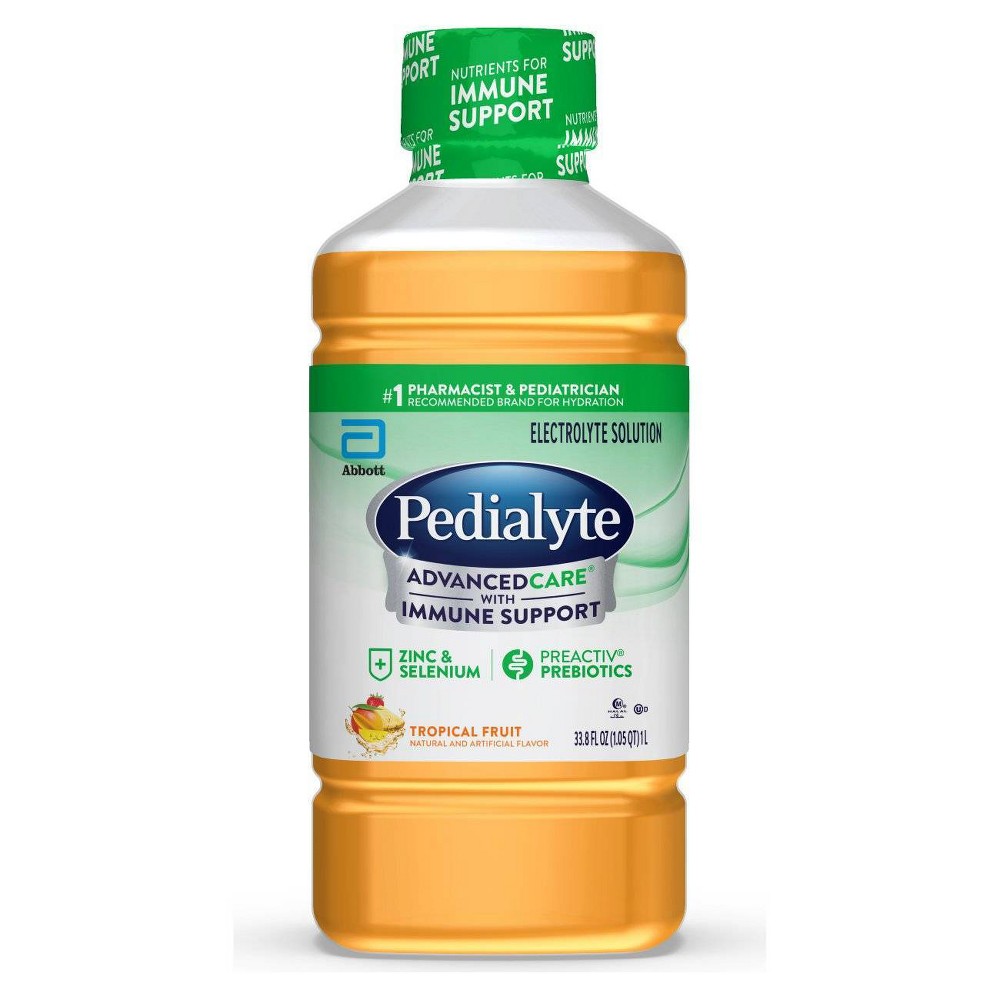 Photos - Baby Food Pedialyte Advanced Care Electrolyte Solution Hydration Drink - Tropical Fr