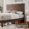 Mid-Century Modern Platform Bed with 48" Headboard - 4 of 4