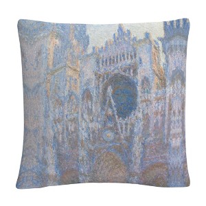 Claude Monet 16 X 16 Decorative Throw Pillow by Trademark Fine Art - 1 of 4