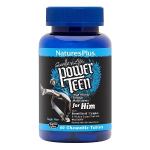 Power Teen For Him Multi by Nature's Plus  -  60 Chewable - 1 of 4