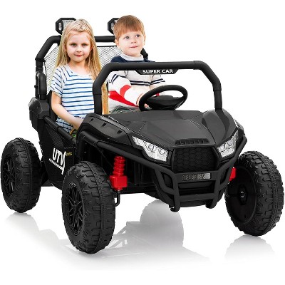 24V 2 Seater Ride on UTV Kids Car with Remote Control, Ride on Truck Toys with Spring Suspensions